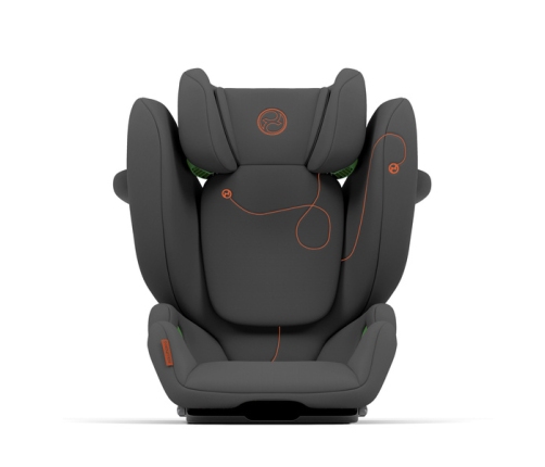 Cybex Solution G i-Fix Lava Grey 2024 Bērnu autosēdeklis 15-50 kg + Vasars pārvalks