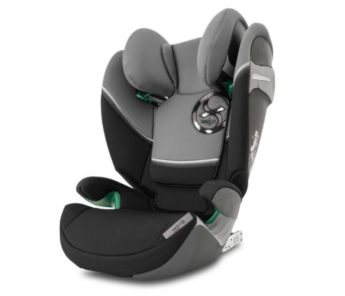 Cybex Solution S2 I-Fix Afterdark Black + Babysafe jostas pārvalks un krēsla aizsargs