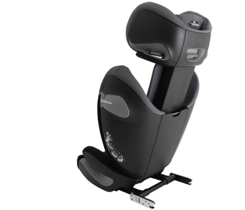 Cybex Solution S2 I-Fix Afterdark Black + Babysafe jostas pārvalks un krēsla aizsargs