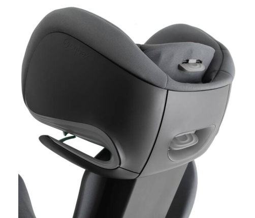 Cybex Solution S2 I-Fix Afterdark Black + Babysafe jostas pārvalks un krēsla aizsargs