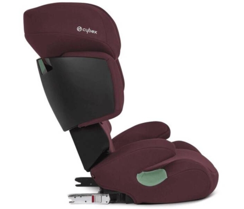 Cybex Solution X I-Fix Fotelik Samochodowy 15-50 kg + BabySafe Poduszka Podróżna + Babysafe Nakładka Na Pas Bezpieczeństwa  Rumba Red