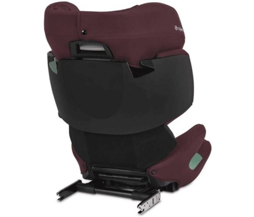 Cybex Solution X I-Fix Fotelik Samochodowy 15-50 kg + BabySafe Poduszka Podróżna + Babysafe Nakładka Na Pas Bezpieczeństwa  Rumba Red