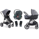 Baby Jogger City Sights Dark Slate + Cybex Aton B2 i-Size + Адаптеры Детская коляска 3в1