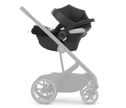 Cybex Aton B2 i-Size Fotelik Samochodowy 0-13kg  Volcano Black + Hevea Poduszka Oddychajaca Antyalergiczna