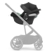 Cybex Aton B2 i-Size Fotelik Samochodowy 0-13kg  Volcano Black + Hevea Poduszka Oddychajaca Antyalergiczna