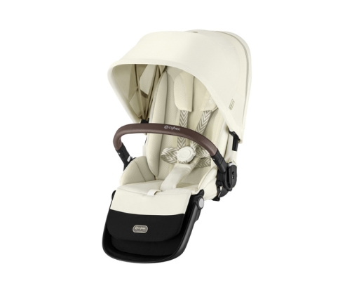 Cybex Gazelle S Wózek Spacerowy Bliźniaczy Rama Taupe Seashell Beige