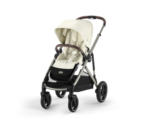 Cybex Gazelle S Wózek Spacerowy Bliźniaczy Rama Taupe Seashell Beige