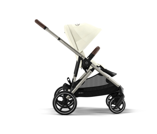 Cybex Gazelle S Wózek Spacerowy Bliźniaczy Rama Taupe Seashell Beige