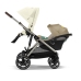 Cybex Gazelle S Wózek Spacerowy Bliźniaczy Rama Taupe Seashell Beige