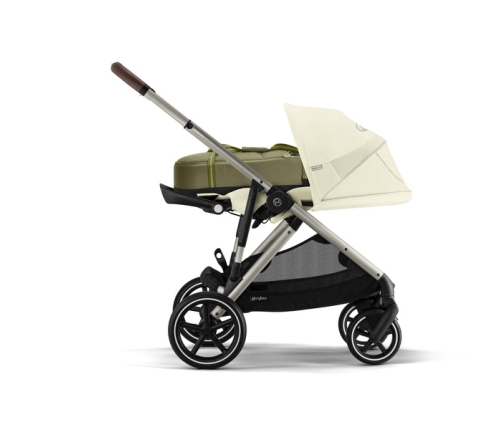 Cybex Gazelle S Wózek Spacerowy Bliźniaczy Rama Taupe Seashell Beige