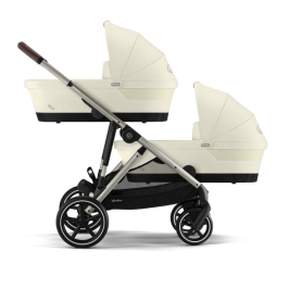 Cybex Gazelle S Seashell Beige/Taupe Коляска для двойняшек