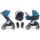 Baby Jogger City Sights Deep Teal + Cybex Aton B2 i-Size + Адаптеры Детская коляска 3в1