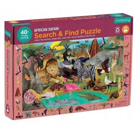 Mudpuppy Puzzle Obserwacyjne Afrykańskie Safari 64 Elementy 4+