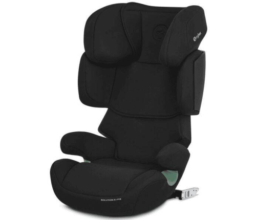 Cybex Solution X I-Fix Fotelik Samochodowy 15-50 kg + BabySafe Poduszka Podróżna + Babysafe Nakładka Na Pas Bezpieczeństwa Pure Black