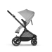 Cybex Eos Basic Lava Grey + Fiki Miki Матрас для люльки + Муфта Детская коляска 2в1