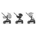 Cybex Eos Basic Lava Grey + Aton B2 I-size + Cybex Snogga 2 Детская коляска 3 в 1