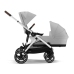 Cybex Gazelle S Lava Grey/Silver Коляска для двойняшек