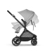 Cybex Eos Basic Lava Grey + Муфта для коляски Универсальная KIDDY black Детская коляска 2в1