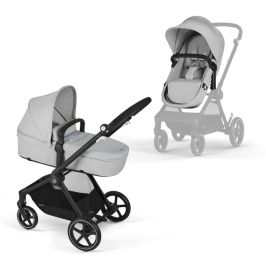 Cybex Eos Basic Lava Grey + Муфта для коляски Универсальная KIDDY black Детская коляска 2в1