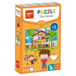 Apli Kids Puzzle Edukacyjne 24 Elementy Dom