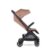 Easywalker Jackey Kompaktowy Wózek Spacerowy z Torbą Transportową Pecan Brown