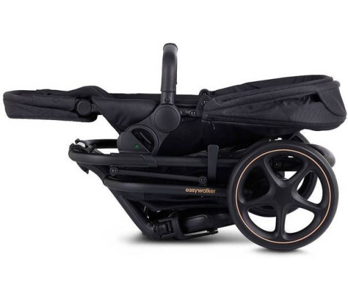 Easywalker Harvey 3 Premium Wózek Spacerowy Gold Edition (zawiera stelaż, siedzisko z budką i pałąkiem z ekoskóry)