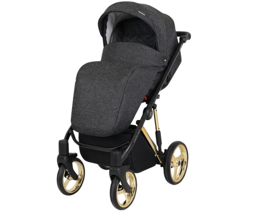 Kunert Molto Premium Black Bērnu rati 2in1