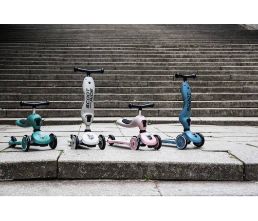 Skrejritenis Bērniem ar sēdekli Scootandride Highwaykick 2in1 Steel