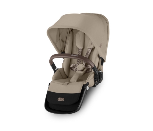 Cybex Gazelle S Almond Beige/Taupe Коляска для двойняшек
