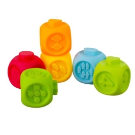 Bocioland Miękkie Klocki Sensoryczne 6szt. BL037