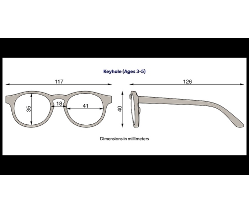 Babiators Navigator P-KEY506-S Smoke Lens Rozmiar 0-2+ Jet Black