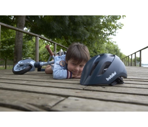 Bobike Exclusive Plus Kask Rowerowy Dziecięcy XS Denim Deluxe