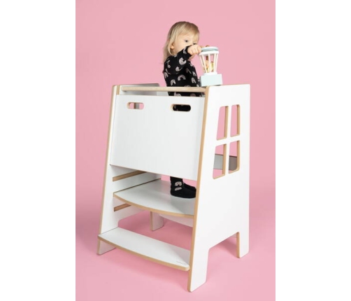 Tupti.wood Kitchen Helper Double Safe Pomocnik Kuchenny Dla Rodzeństwa