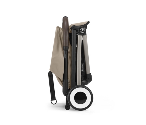 Cybex Orfeo Almond Beige/Taupe  Pastaigu rati + Guļammaiss Cybex Snogga 2