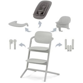 Cybex Lemo 4in1 Suede Grey Стульчик для кормления