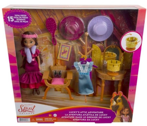 Mustang Duch Wolności Lalka Lucky z Bajki GXF54