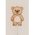 Tupti.wood Drewniana Lampka Misiek do Pokoju Dziecięcego