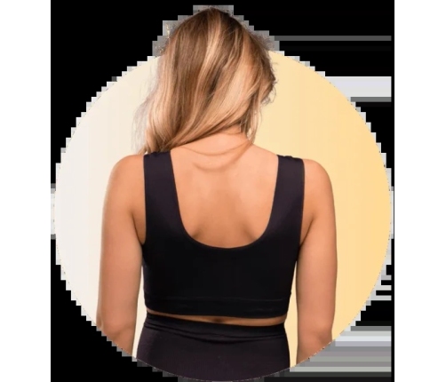 Carriwell Biustonosz Ciążowy Czarny Rozmiar S