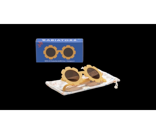Babiators Flower O-FWR002-S Amber Lenses Rozmiar 0-2+ Sweet Sunflower