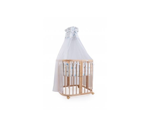 Waldin Wyposażenie do Łóżeczka 7w1 Niebieskie Gwiazdki