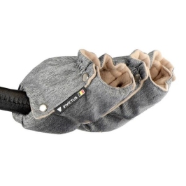 Invictus Mufki do Wózka Jasnoszary