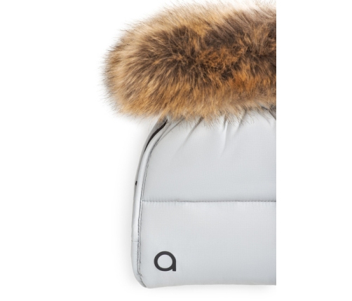 Anex Light Gray Варежки - муфта на коляску