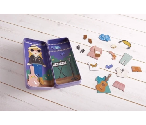 Petit Collage Magnetyczne Ubieranki Muzyka PTC477