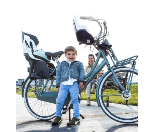 Bobike Go 1P Fotelik Rowerowy Do Ramy  Macaron Grey