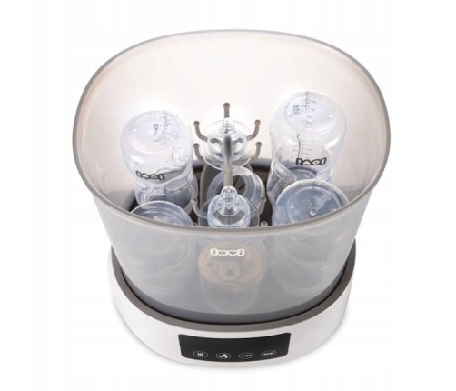 Pudelīšu sildītājs un sterilizators 2in1 ar žāvēšanu Lovi 12/209 + pudelīte