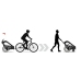 Cybex Zeno Bike All Black Спортивная коляска для бега Лыж - Велосипедный прицеп 4in1