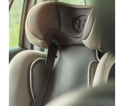 Petite&Mars Elite Fix I-Size Fotelik Samochodowy 15-36 kg Grey Air