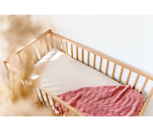 Poofi Prześcieradło Organic&Color 60x120 Latte PF 636