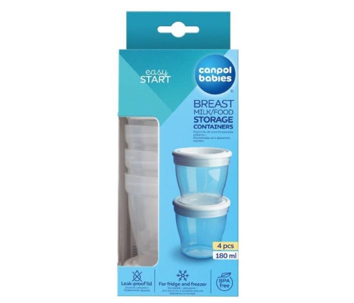 Canpol Pojemniki do przechowywania pokarmu 12/204