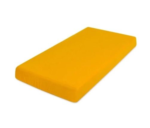 Baby Matex Prześcieradło z Gumką 60x120 Muślin Żółte